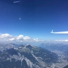 Flugwegposition um 12:40:36: Aufgenommen in der Nähe von Hinterrhein, Schweiz in 3402 Meter